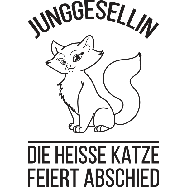 Junggesellin die heisse Katze feiert Abschied