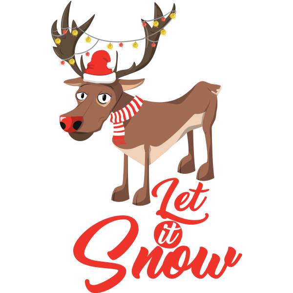 Let It Snow Reindeer