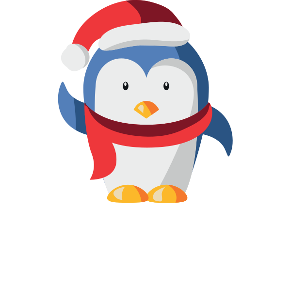 Frohe Weihnachten Pinguin