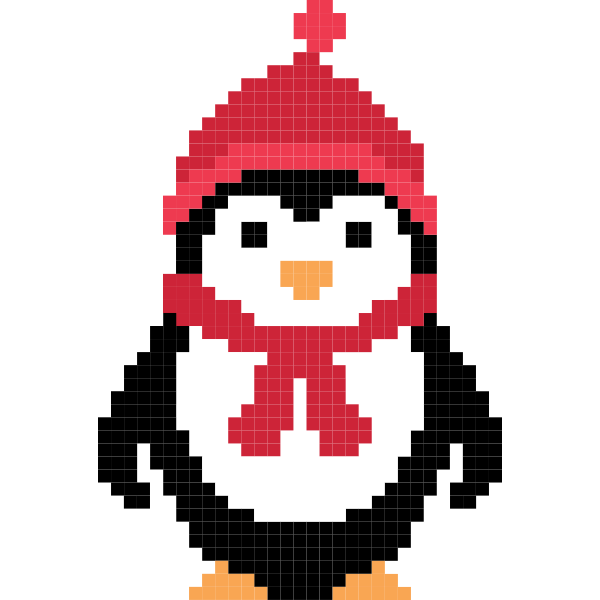 Penguin Pixel Style