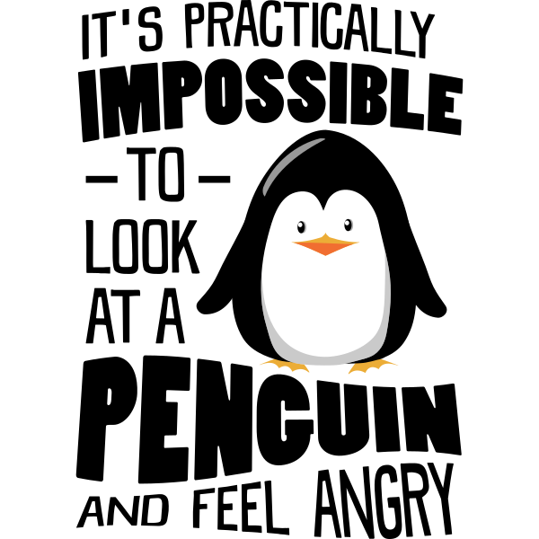 Look At A Penguin And Feel Angry