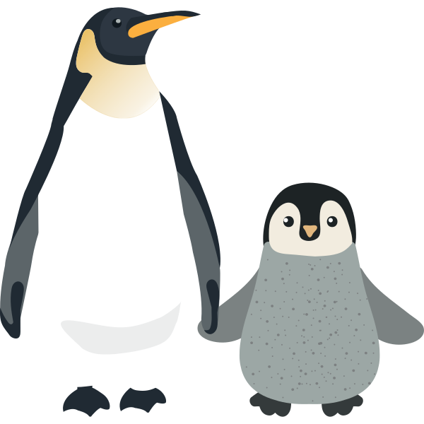 Parent And Child Penguin