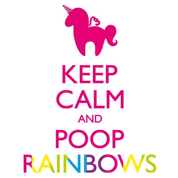 Poop Rainbows Unicorn