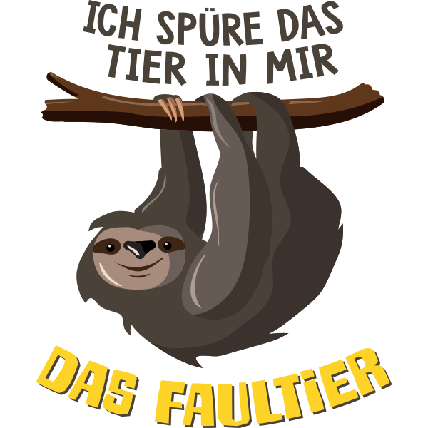 Ich spüre das Tier in mir Das Faultier