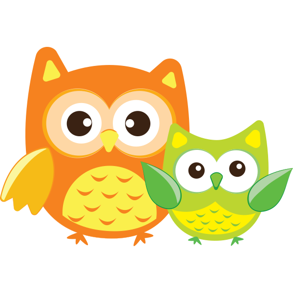 Big Owl And Little Owl