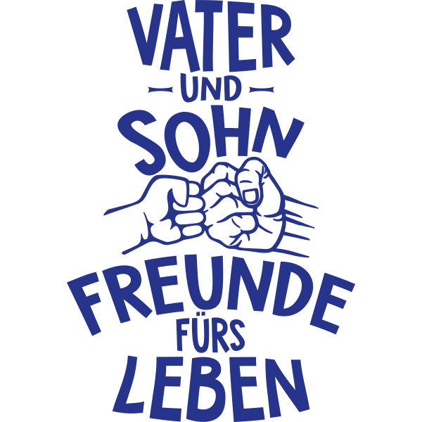 Vater und Sohn Freunde fürs Leben