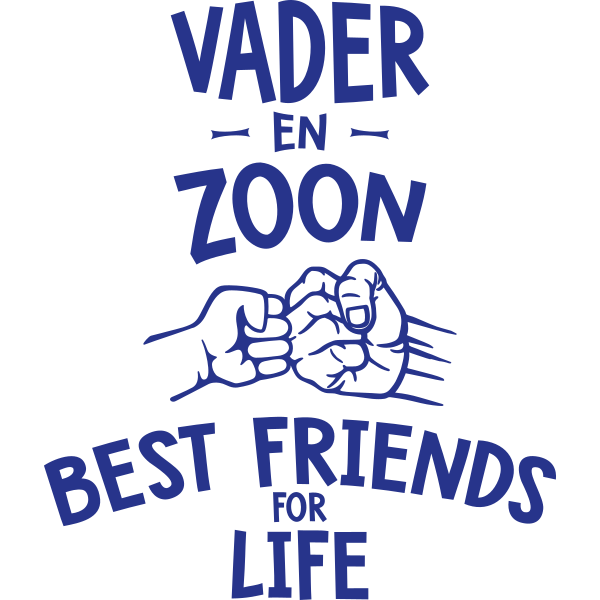 Vader en zoon best friends for life