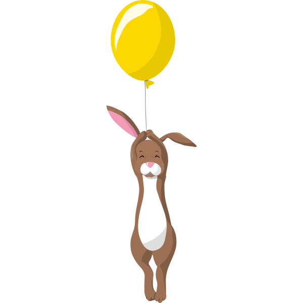 Bunny With a Balloon