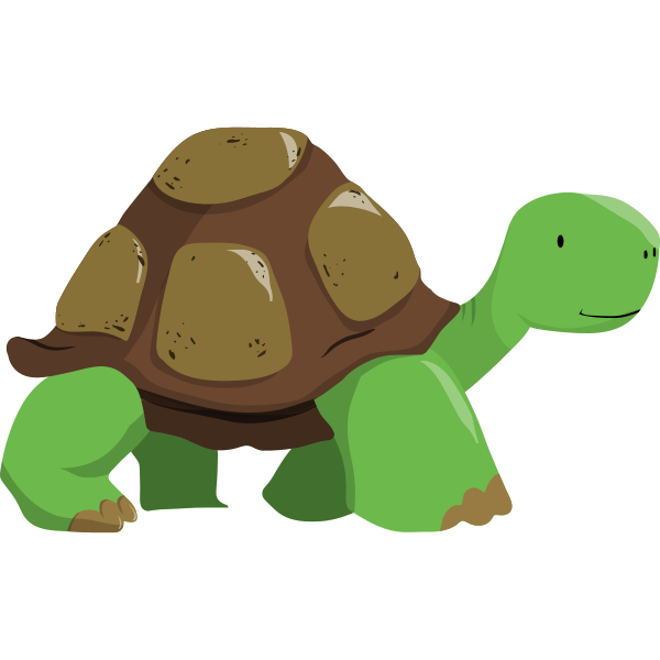 Happy Turtle Illustration