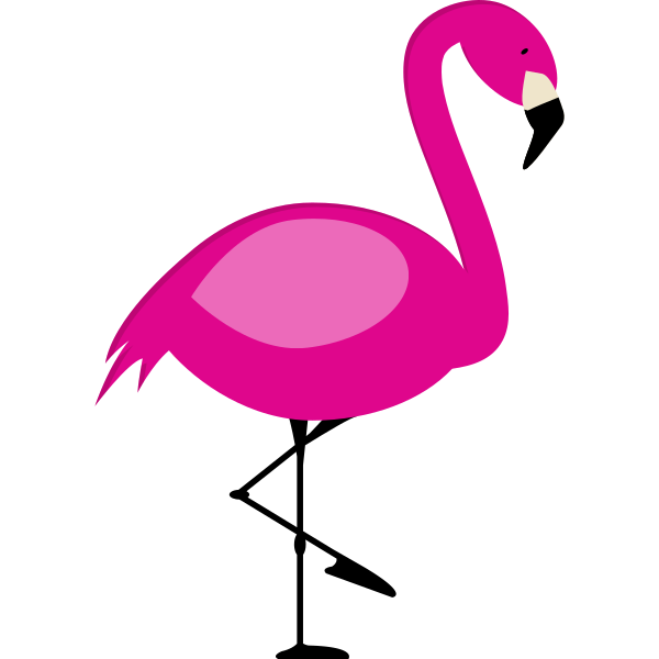 Pink Flamingo Illustration