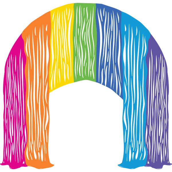 Girl In The Rain-bow