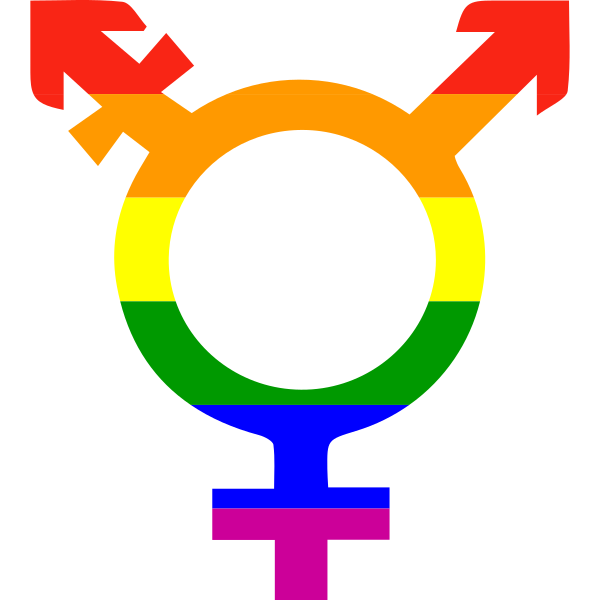 Transgender Symbol Rainbow