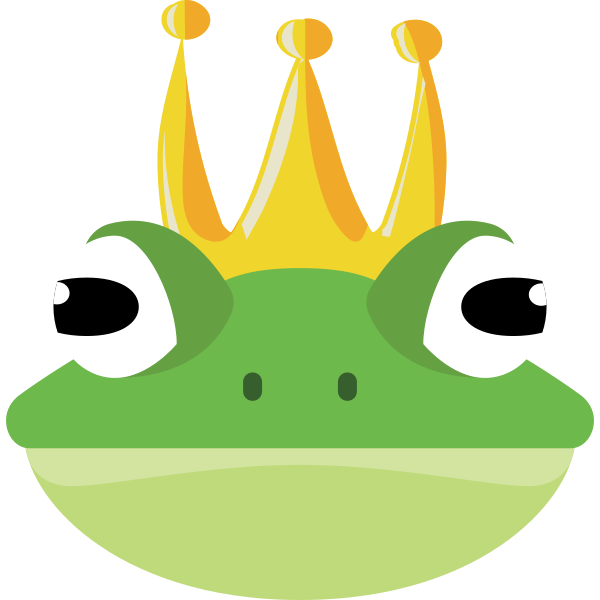 Frog King Head