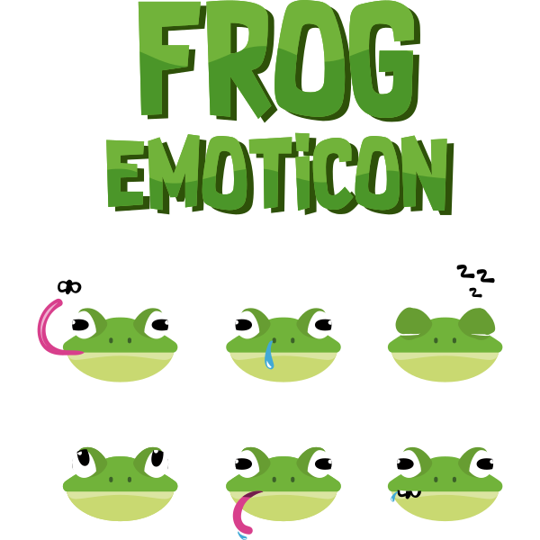 Frog Emoticons