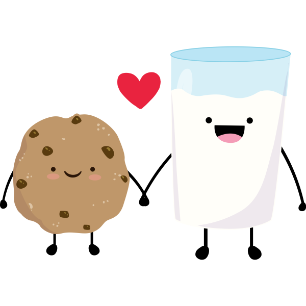 Cookie And Milk In Love