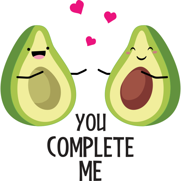 You Complete Me Avocados