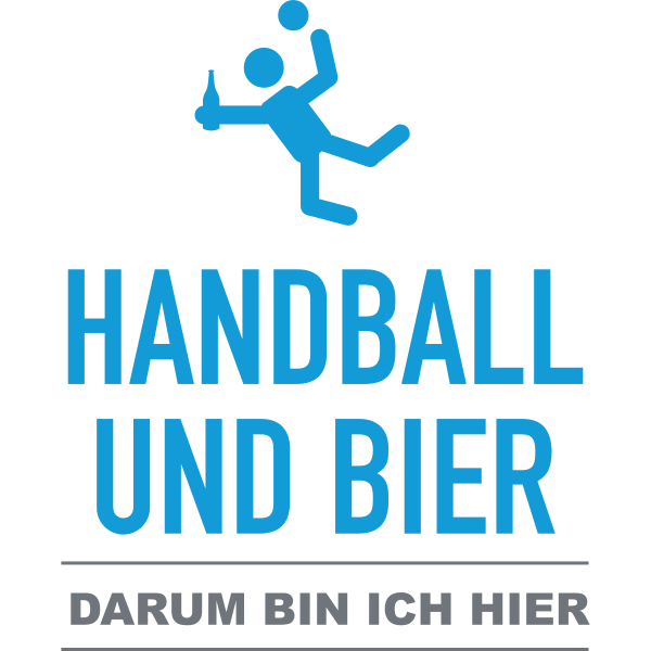 Handball und Bier, darum bin ich hier