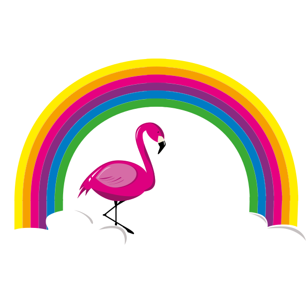 Flamingo Rainbow