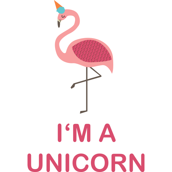 I Am A Unicorn Flamingo