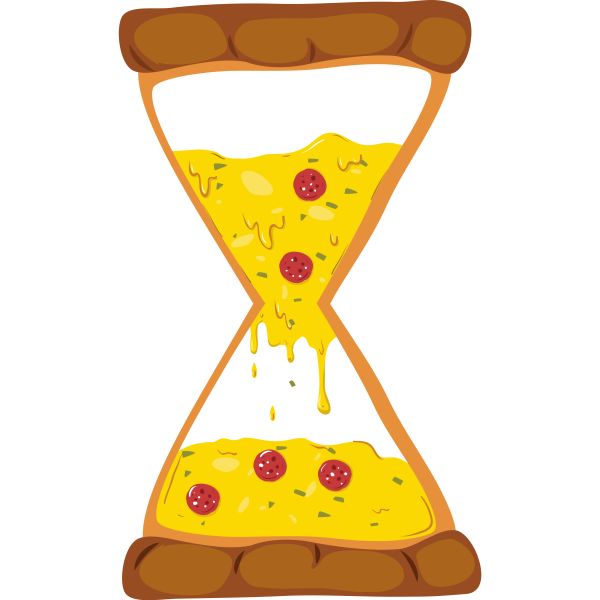 Pizza Hourglass