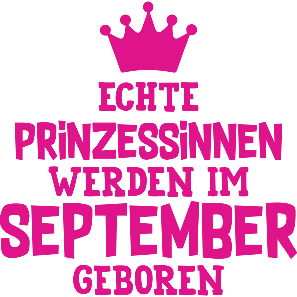 Echte Prinzessinnen werden im September geboren