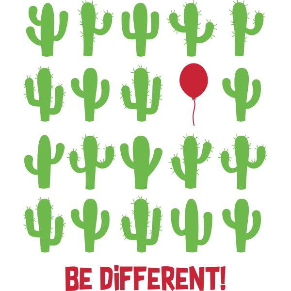 Be Different Red Balloon