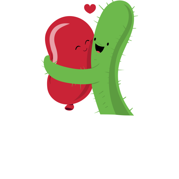 Love Is Love Cactus And Balloon