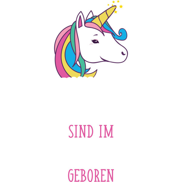 Einhorn Königinnen sind im Dezember geboren