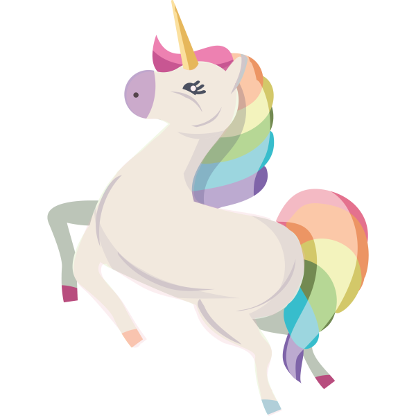 Unicorn Comic Illustration