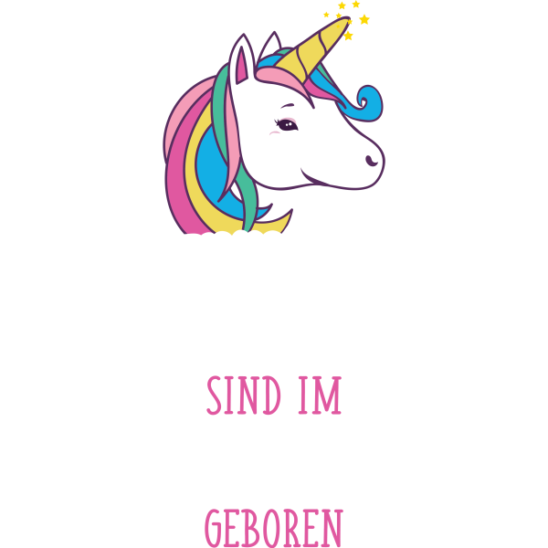 Einhorn Königinnen sind im Oktober geboren