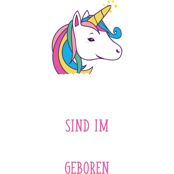 Einhorn Königinnen sind im Juli geboren