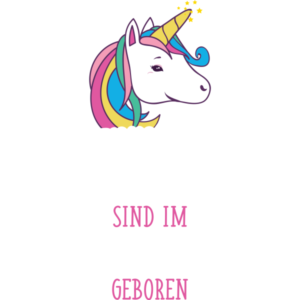 Einhorn Königinnen sind im Juni geboren