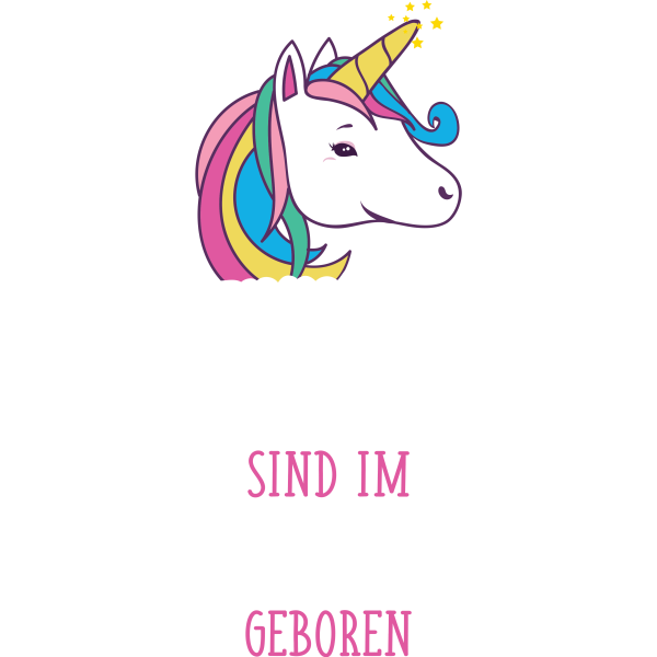 Einhorn Königinnen sind im Mai geboren