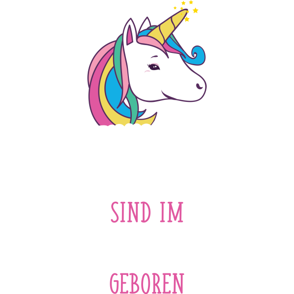 Einhorn Königinnen sind im Februar geboren