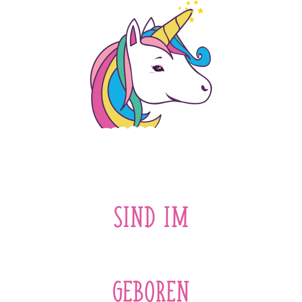 Einhorn Königinnen sind im Januar geboren