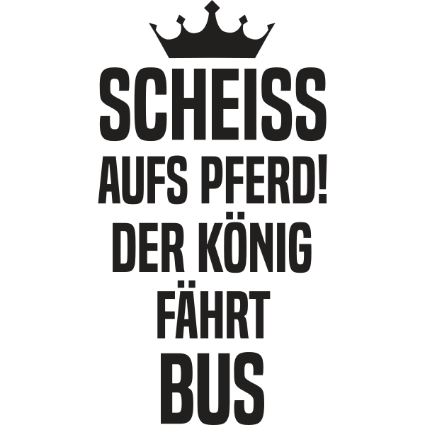 Der König fährt Bus