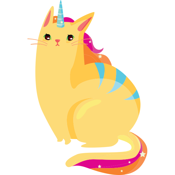 Unicat With Stars