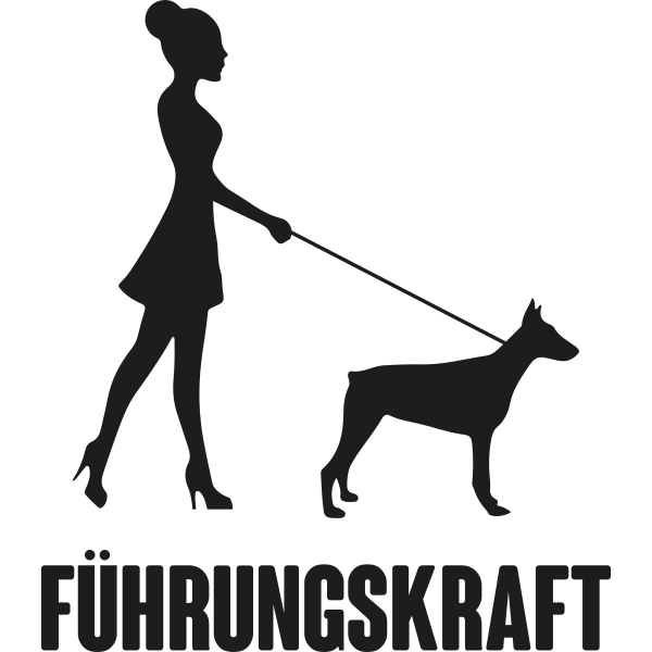 Führungskraft Frau mit Huhnd