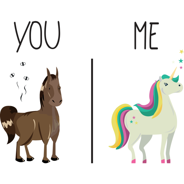 You And Me Horse And Unicorn