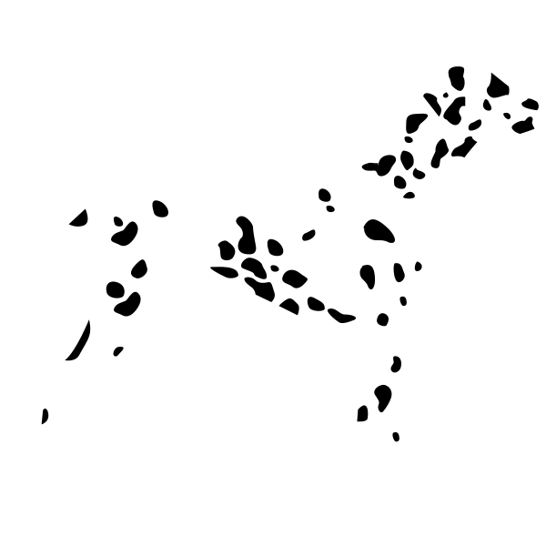 Dalmatian Silhouette