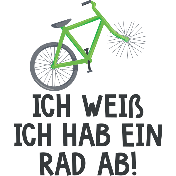 Ich hab ein Rad ab