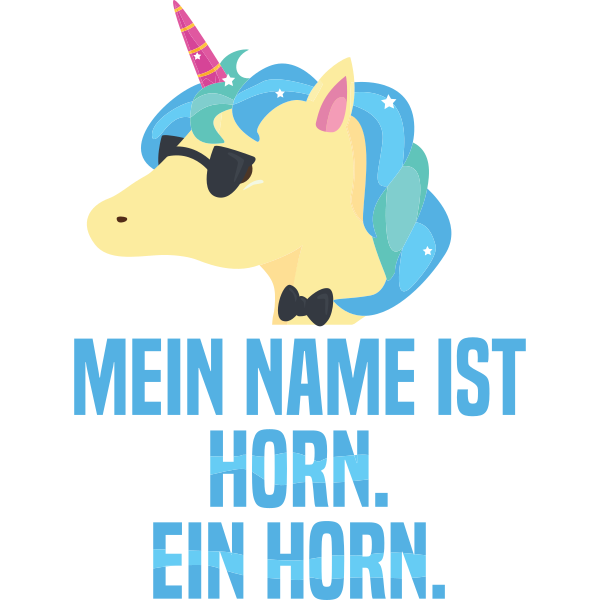 Mein Name ist Horn. Ein Horn