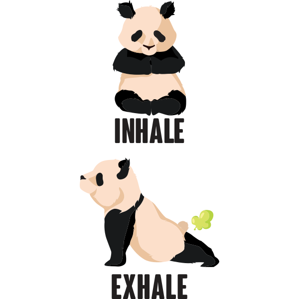 Inhale Exhale Panda