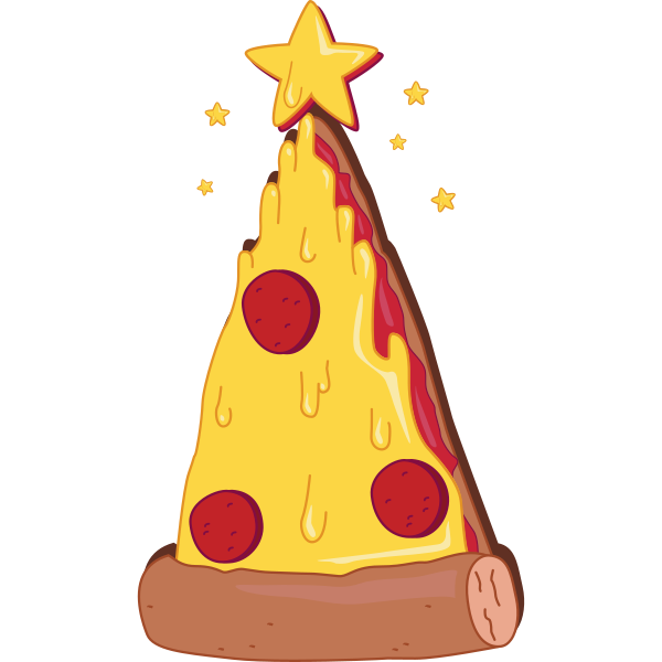 Pizza Christmas Tree