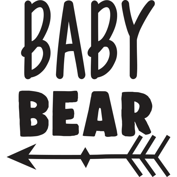 Baby Bear Arrow Left