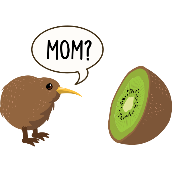 Kiwi Looking For His Mom