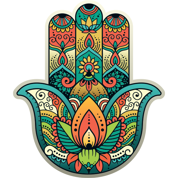 Colorful Hamsa Hand