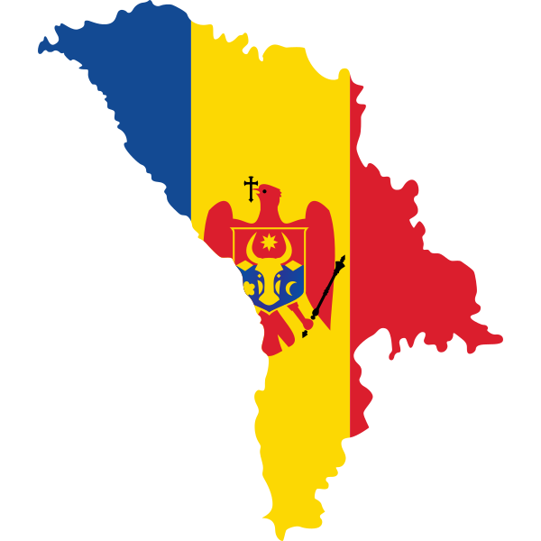 Moldova Map Crest