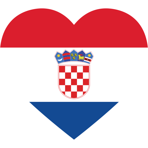 Croatia Heart