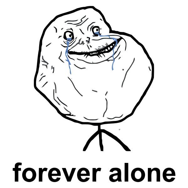 Forever Alone Crying Meme